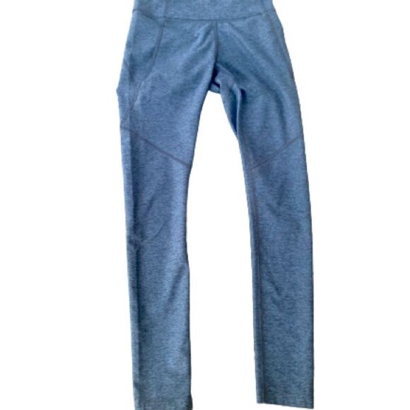 Outdoor Voices Slashback Leggings – Heathered Blue – XS – No Markings - Picture 1 of 6